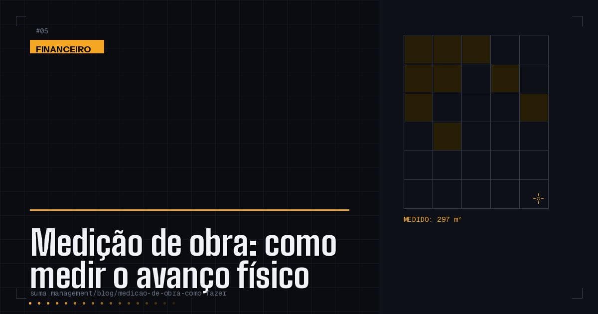 Medição de Obra: Como Calcular o Avanço Físico e Documentar Corretamente