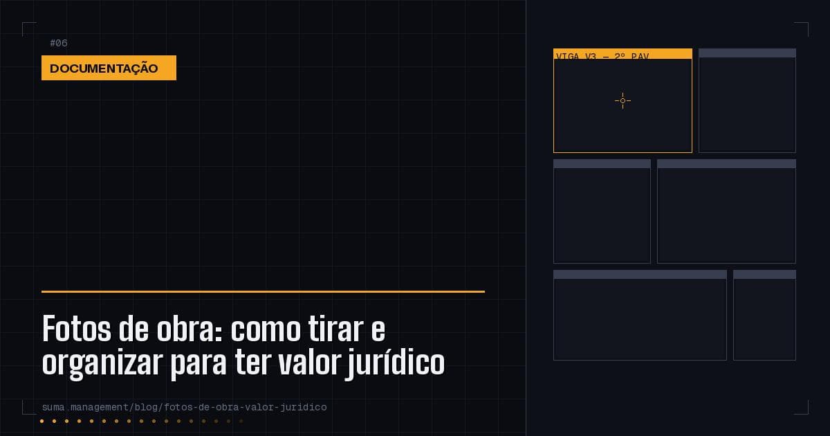 Fotos de Obra: Como Tirar e Organizar Para Servirem de Registro