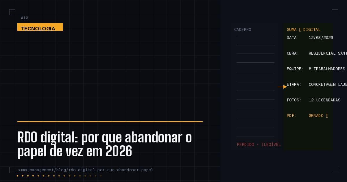 RDO Digital: Papel, Word, Excel, WhatsApp ou Sistema? Uma Comparação Honesta